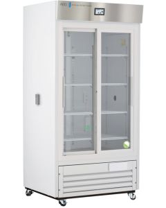 ABS TempLog Premier Glass Door Chromatography Refrigerator, 33 Cu. Ft.  Double Slide Glass Door