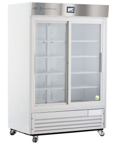 ABS TempLog Premier Laboratory Glass Door Refrigerator, 47 Cu. Ft.  Double Slide Glass Door