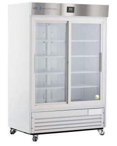 ABS Premier Laboratory Glass Door Refrigerator, 47 Cu. Ft.  Double Slide Glass Door
