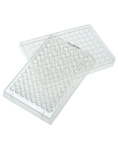 96 Well Non-treated Plate, Round Bottom with Lid, Individual, Sterile