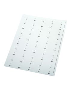 Vent Control Label, 50mL Bio-Reaction Tube, Sheet, Non-sterile