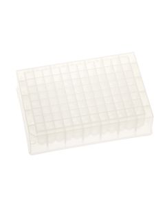 96 Deep Well Storage Plate, 1.5mL, PP, Square Well, Round Bottom, Non-sterile