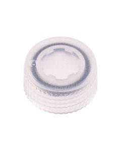 CAP ONLY, Screw Top Micro Tube Cap, O-Ring, Translucent, Clear, Sterile