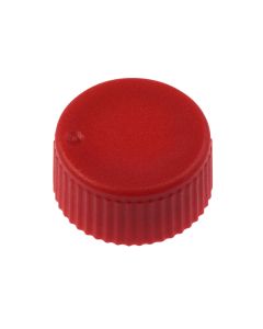 CAP ONLY, Screw Top Micro Tube Cap, O-Ring, Opaque, Red, Non-sterile