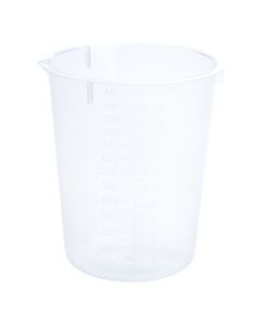 600mL Graduated Beaker, Polypropylene, Non-sterile