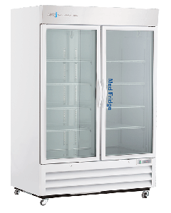 ABS Standard Pharmacy/Vaccine Refrigerator, 49 Cu. Ft.  Double Swing Glass Door
