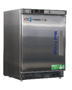 ABS Premier Pharmacy/Vaccine Undercounter Refrigerator, 4.5 Cu. Ft, Stainless Steel Refrigerator (Built-In); Left Hinged