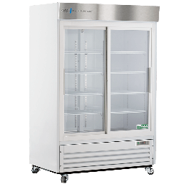 ABS Standard Laboratory Glass Door Refrigerator, 47 Cu. Ft. Double ...