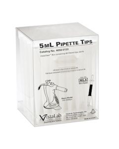 5mL Pipette Tips, Filtered, Ovation, Graduated, RNase/DNase Free & Non-Pyrogenic Certified, Boxed, Sterile