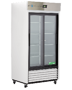 ABS Premier Laboratory Glass Door Refrigerator - TAA Compliant, 33 Cu. Ft.  Double Slide Glass Door