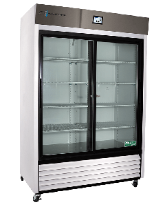 ABS TempLog Premier Laboratory Glass Door Refrigerator - TAA Compliant, 47 Cu. Ft.  Double Slide Glass Door