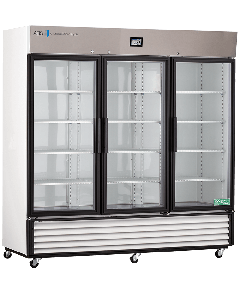 ABS TempLog Premier Laboratory Glass Door Refrigerator - TAA Compliant, 72 Cu. Ft.  Triple Swing Glass Door