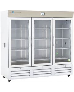 ABS TempLog Premier Glass Door Chromatography Refrigerator, 72 Cu. Ft.  Triple Swing Glass Door