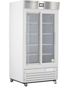 ABS TempLog Premier Laboratory Glass Door Refrigerator, 33 Cu. Ft.  Double Slide Glass Door