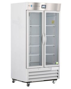 ABS TempLog Premier Laboratory Glass Door Refrigerator, 36 Cu. Ft. Double  Swing Glass Door