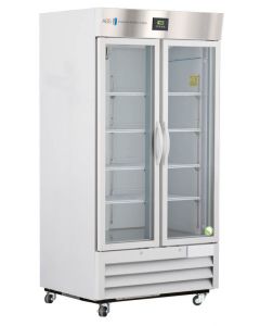 ABS Premier Laboratory Glass Door Refrigerator, 36 Cu. Ft. Double  Swing Glass Door