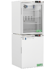 ABS Premier Combination Refrigerator/Freezer, 10 Cu.Ft Total Capacity, 1 Solid/1 Glass Ext.Doors (-30)