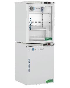 ABS Premier Combination Refrigerator/Freezer, 10 Cu.Ft Total Capacity, 2 Solid Ext.Doors (-40)