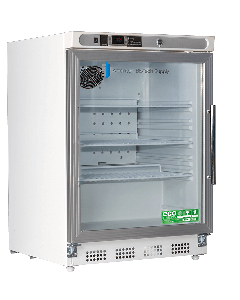 ABS Premier Undercounter Refrigerator, 4.6 Cu. Ft, Glass Door Refrigerator (Built-In); Left Hinged
