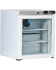 ABS Premier Undercounter Refrigerator, 1.0 Cu. Ft, Glass Door Refrigerator (Freestanding); Left Hinged