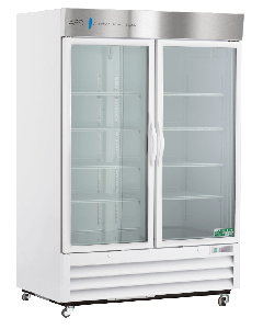 American Biotech Supply 49 Cu. Ft. Standard Double Glass Door Laboratory Refrigerator