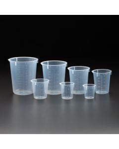 Assorted Set Graduated Beaker, Polypropylene, Non-sterile