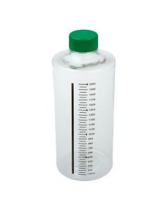 2000mL Roller Bottle, Non-treated Suspension Culture, Printed Graduations, Non-Vented Cap, Sterile 