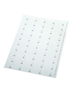 Vent Control Label, 50mL Bio-Reaction Tube, Sheet, Non-sterile