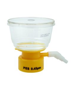 150mL Bottle Top Filter, PES Filter Material, 0.45μm, 50mm, Sterile