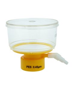 250mL Bottle Top Filter, PES Filter Material, 0.45μm, 75mm, Sterile