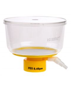 500mL Bottle Top Filter, PES Filter Material, 0.45μm, 90mm, Sterile