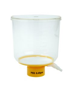 1000mL Bottle Top Filter, PES Filter Material, 0.45μm, 90mm, Sterile