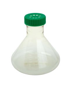 2L Fernbach Flask, Vent Cap, Plain Bottom, Polycarbonate, Sterile