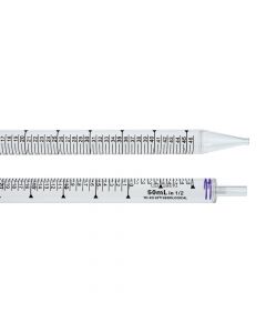50mL Pipet, Individually Wrapped, Paper/Plastic, Bag, Sterile - 229031B