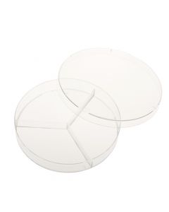 100mm x 15mm Petri Dish, 3 Compartments, Sterile