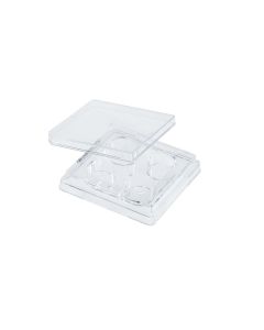 4 Well Non-treated Plate with Lid, Individual, Sterile