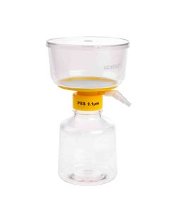 500mL Filter System, PES Filter Material, 0.10μm, 90mm, Sterile