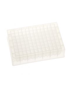 96 Deep Well Storage Plate, 1.5mL, PP, Square Well, Round Bottom, Non-sterile