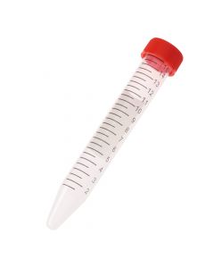 15mL Centrifuge Tube, Red Cap - Bag, Sterile