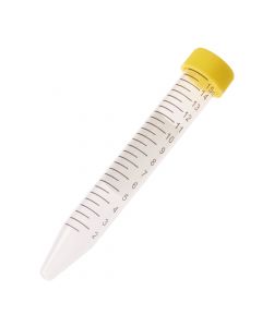15mL Centrifuge Tube, Yellow Cap - Bag, Sterile
