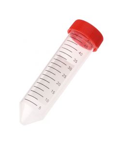 50mL Centrifuge Tube, Red Cap - Bag, Sterile