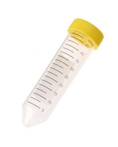 50mL Centrifuge Tube, Yellow Cap - Bag, Sterile