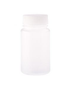 125mL Wide Mouth Bottle, Round, PP, Non-sterile