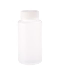 250mL Wide Mouth Bottle, Round, PP, Non-sterile
