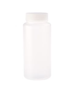 500mL Wide Mouth Bottle, Round, PP, Non-sterile