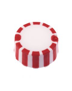 CAP ONLY, Screw Top Micro Tube Cap, Grip Cap With Integrated O-Ring, Red, Non-sterile