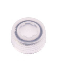 CAP ONLY, Screw Top Micro Tube Cap, O-Ring, Translucent, Clear, Sterile