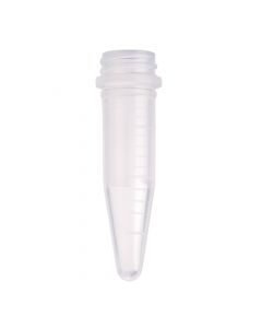 TUBE ONLY, 1.5mL Screw Top Micro Tube, Conical Bottom, Graduated, Non-sterile