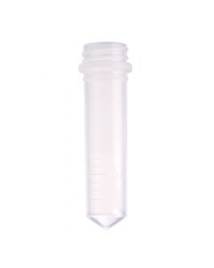 TUBE ONLY, 2.0mL Screw Top Micro Tube, Conical Bottom, Graduated, Non-sterile