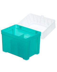 1000µL Extended Length Pipette Tip Rack, Empty Rack for Reload System, Non-sterile